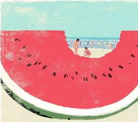 吃瓜娱乐背景板图片