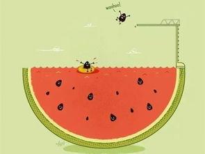 吃瓜娱乐背景板图片